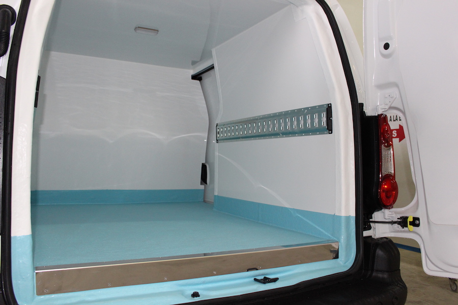 Isotermo - Interior furgon base azul